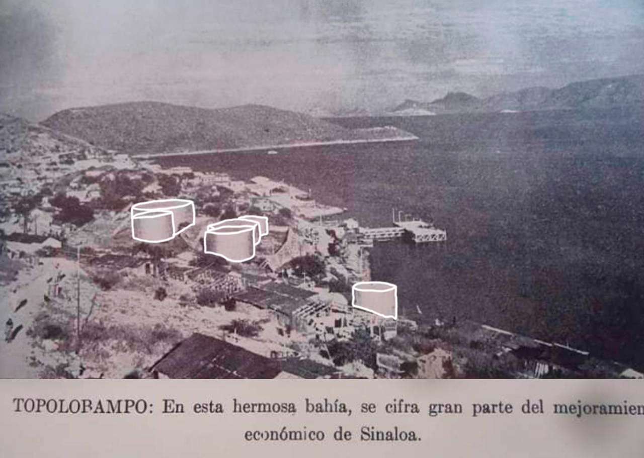 Desde 1938 Topolobampo ha sido depositario de tanques de almacenamiento de amoniaco.