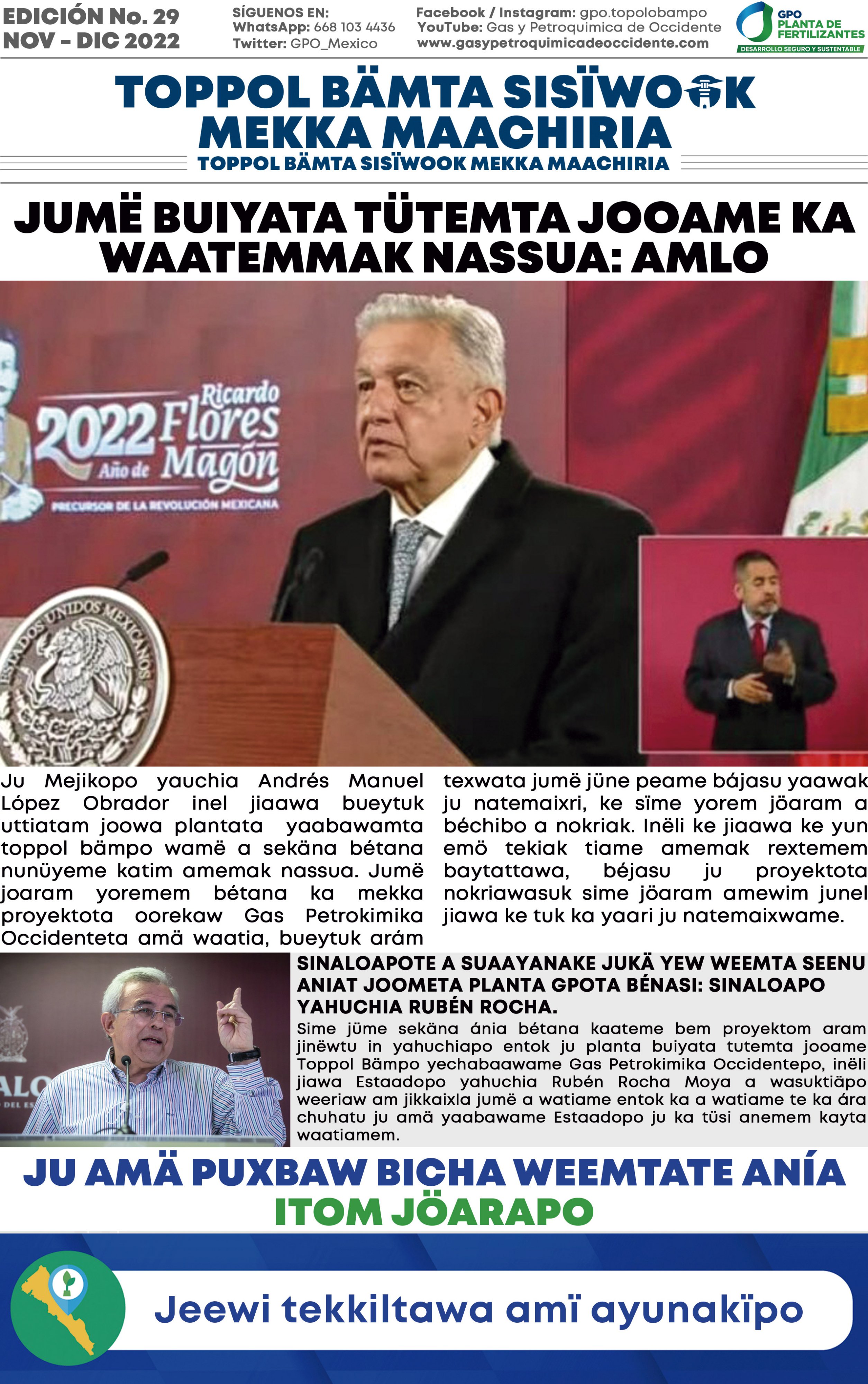 GPO - El Faro de Topolobampo - A - Yoreme - Enero 2022