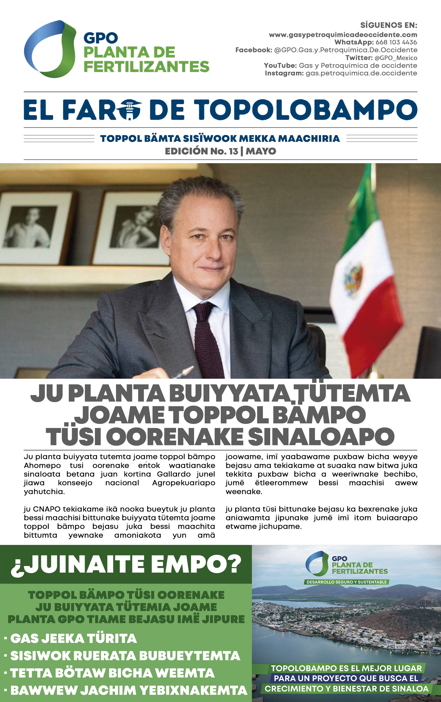 GPO - El Faro de Topolobampo - A - Yoreme - Mayo 2021