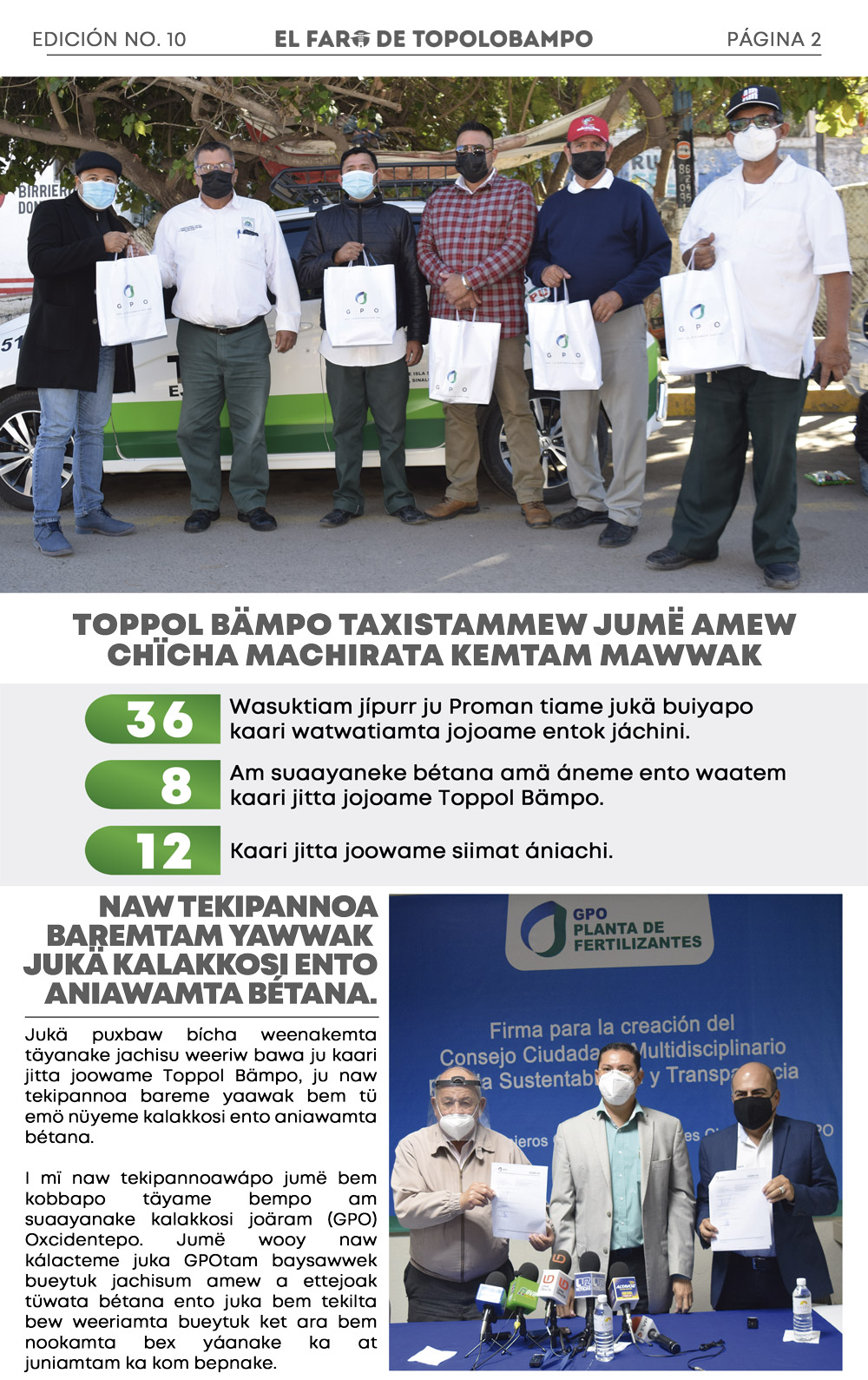 GPO - El Faro de Topolobampo - B - Yoreme - Febrero 2021