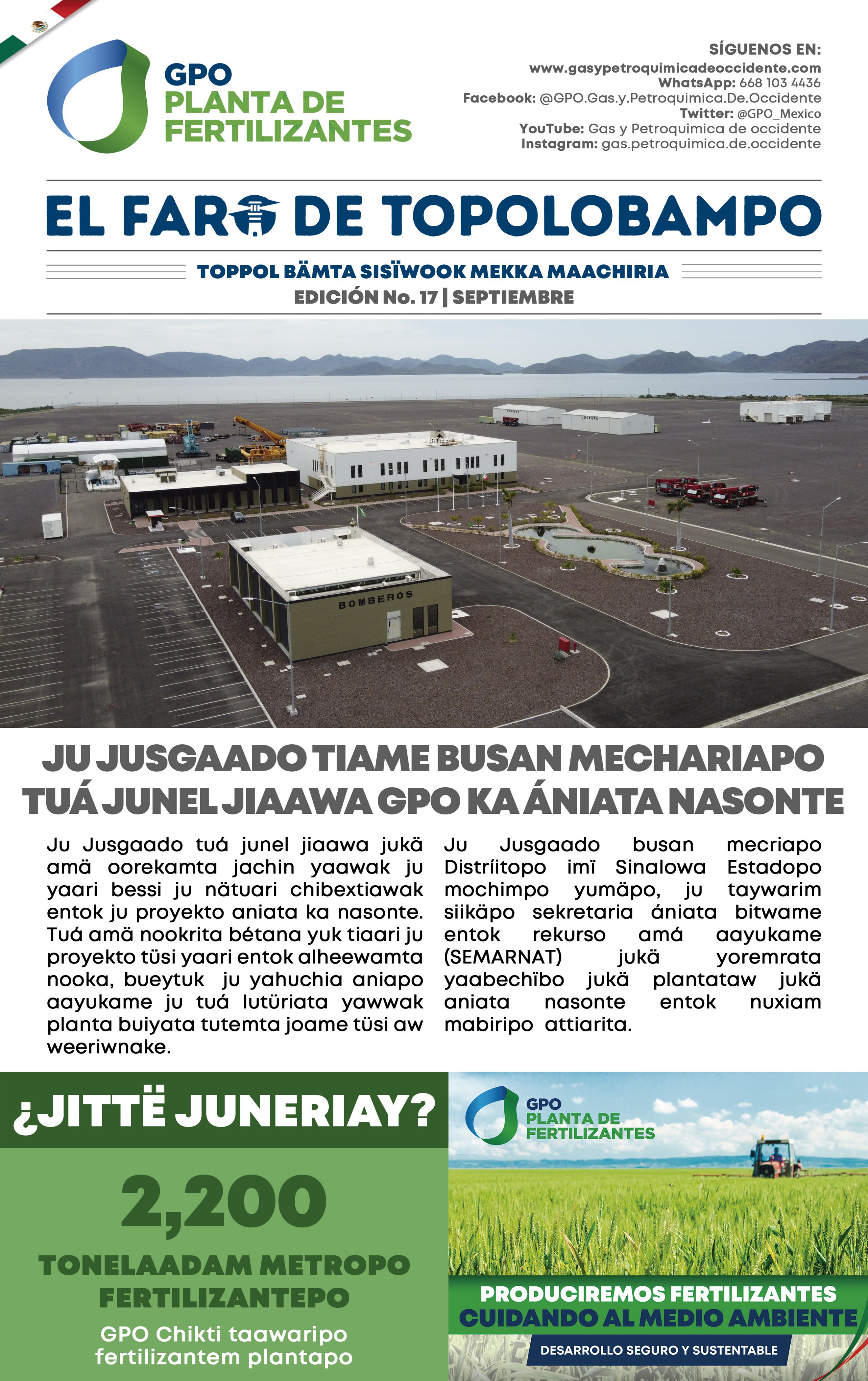 GPO - El Faro de Topolobampo - A - Yoreme - Septiembre 2021
