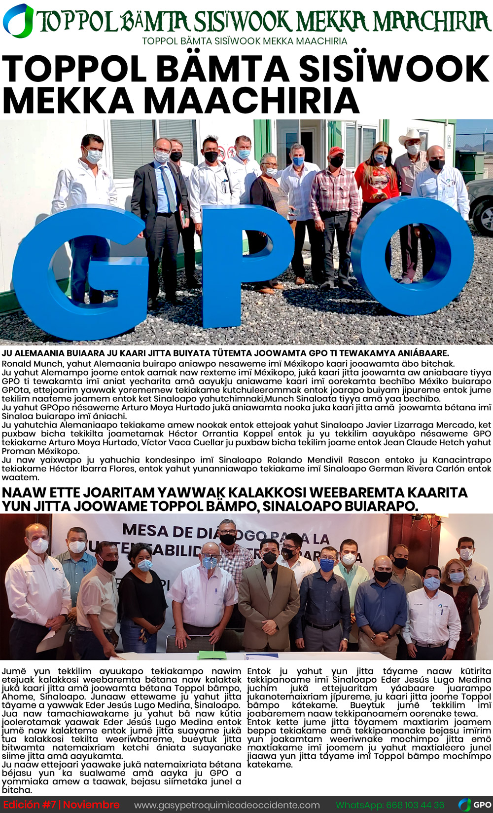 GPO - El Faro de Topolobampo - A - Yoreme - Noviembre 2020