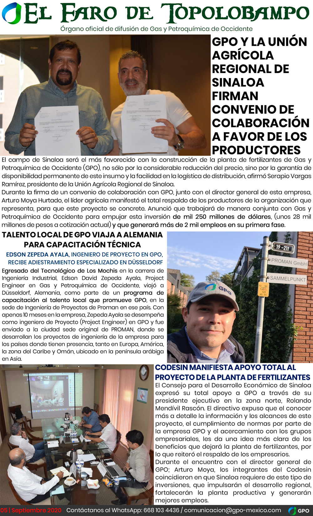 GPO - El Faro de Topolobampo - B - Español - Septiembre 2020